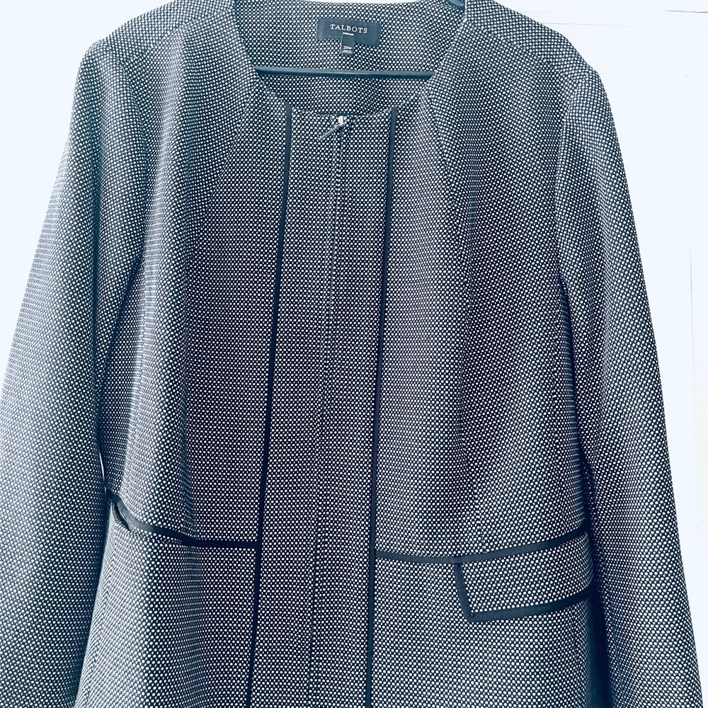 Talbots Women's Gray Suit Jacket